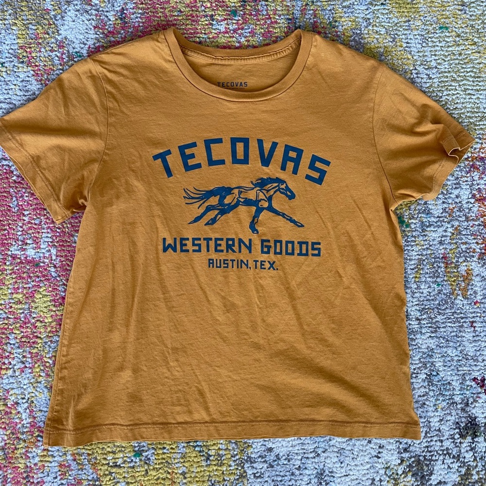 tecovas cropped tee western